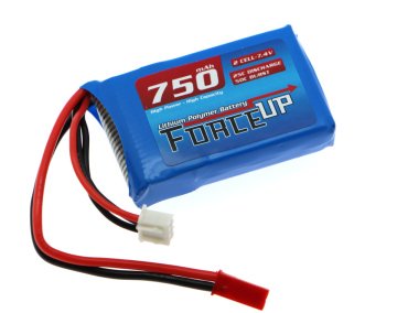 7.4V Lipo Pil 750mAh