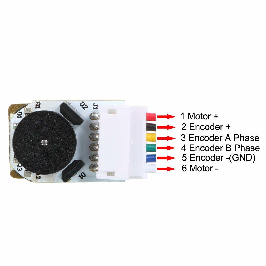Enkoderli 6V 250Rpm Mikro Dc Motor