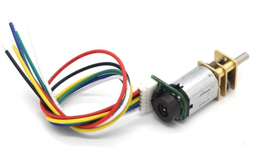 Enkoderli 6V 250Rpm Mikro Dc Motor