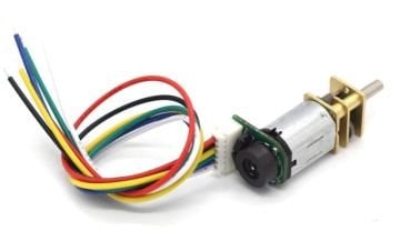 Enkoderli 6V 250Rpm Mikro Dc Motor