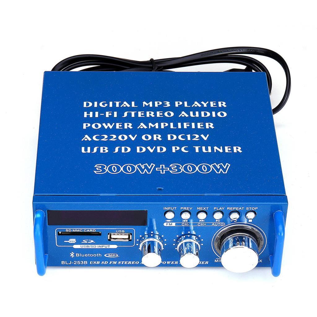 Hi-Fi Stereo Amplifier - 2x300W Bluetooth Amfi