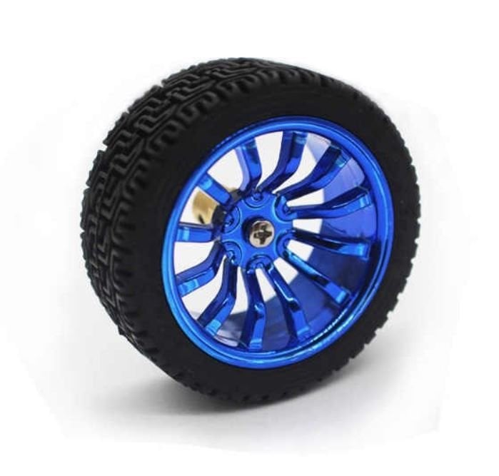 Küçük Arazi Tekerleği 65mm x 28mm + 4mm Kaplin
