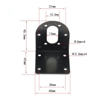37 mm Motor Tutucu Aparat Metal