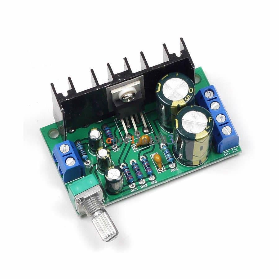 TDA2050 Mono Ses Güç Amplifikatör Kartı Modülü DC 12-24V 10W-30W 1 Kanal