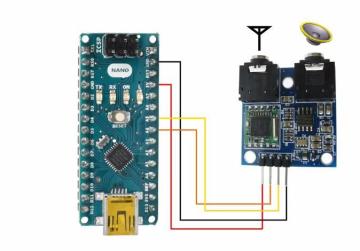TEA5767 Arduino FM Stereo Radyo Modülü 76-108 MHZ