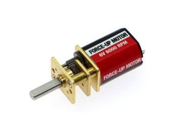 Force-Up 6V 6000 Rpm Karbon Fırçalı Dc Motor