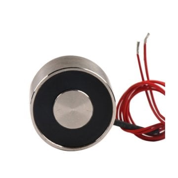 P40/20 Elektro Mıknatıs 12V 30 kg Tutma Gücü