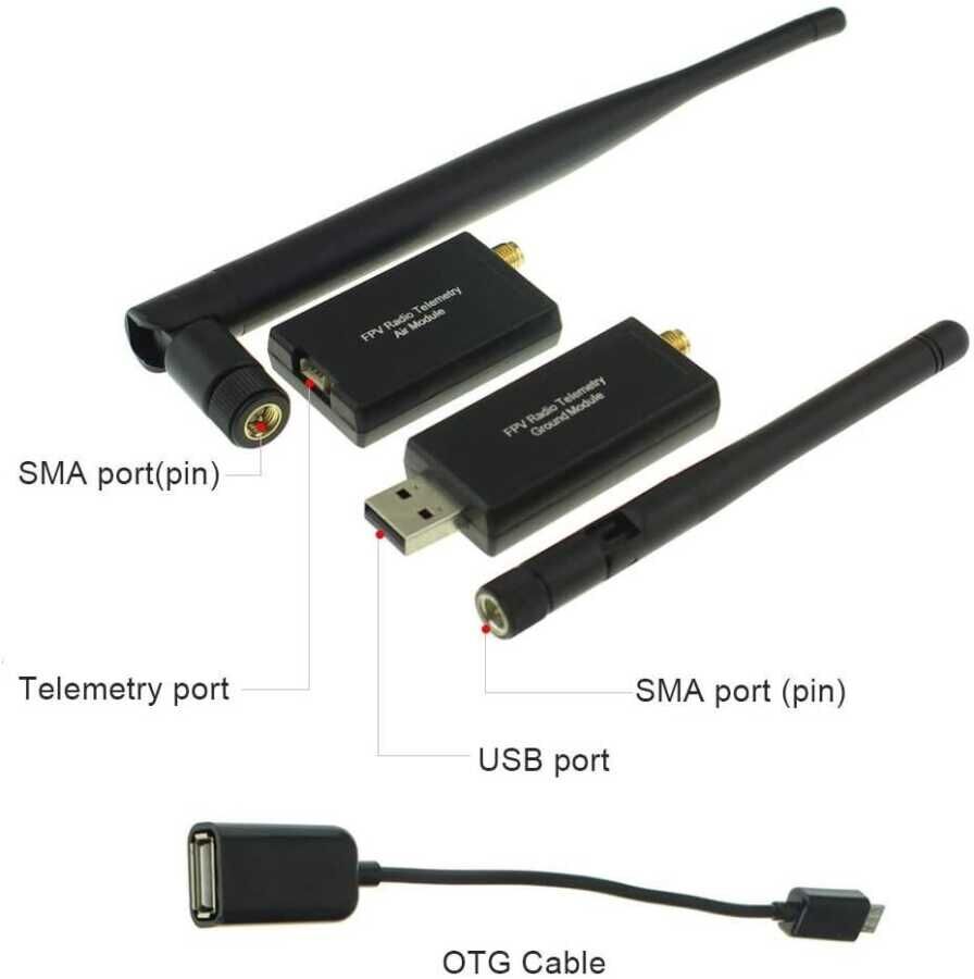 3DR Radyo Telemetrisi 915MHz 500mW - Pixhawk ve APM Uyumlu