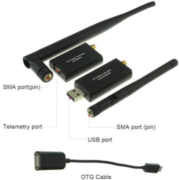3DR Radyo Telemetrisi 915MHz 500mW - Pixhawk ve APM Uyumlu