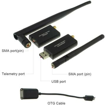 3DR Radyo Telemetrisi 915MHz 500mW - Pixhawk ve APM Uyumlu