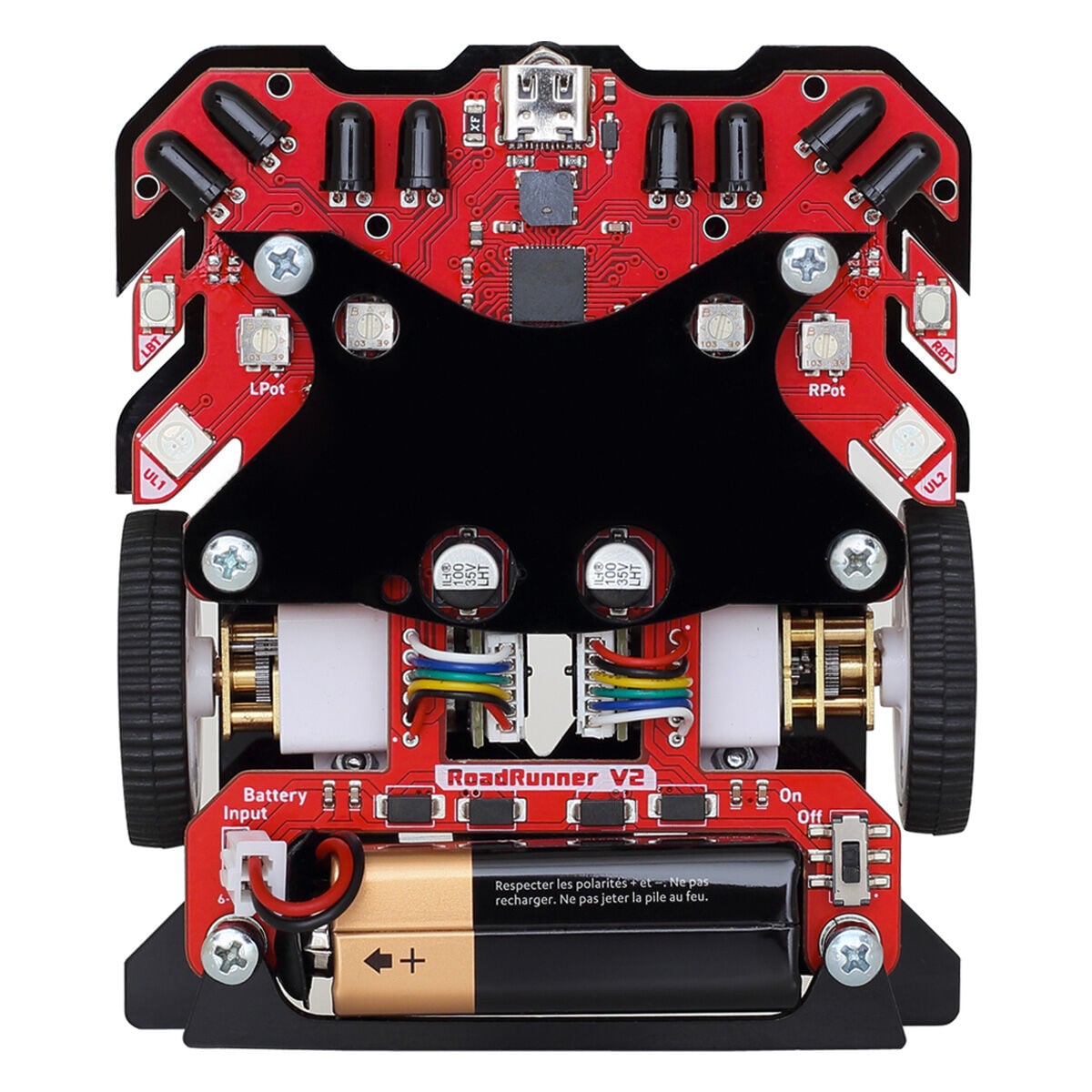 RoadRunner V2 Labirent Çözen Robot Kiti