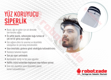 Koruyucu Yüz Siperliği - Yüz Koruyucu Siperlik 20 Adet Fiyatı