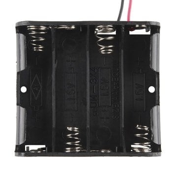 4'lü AA Pil Yuvası - Arduino Uyumlu
