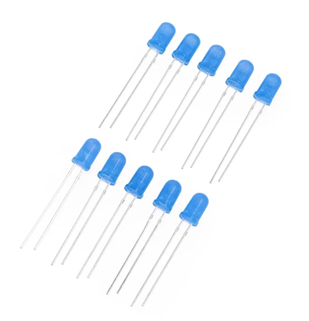 5mm Mavi Led Paketi - 10 Adet