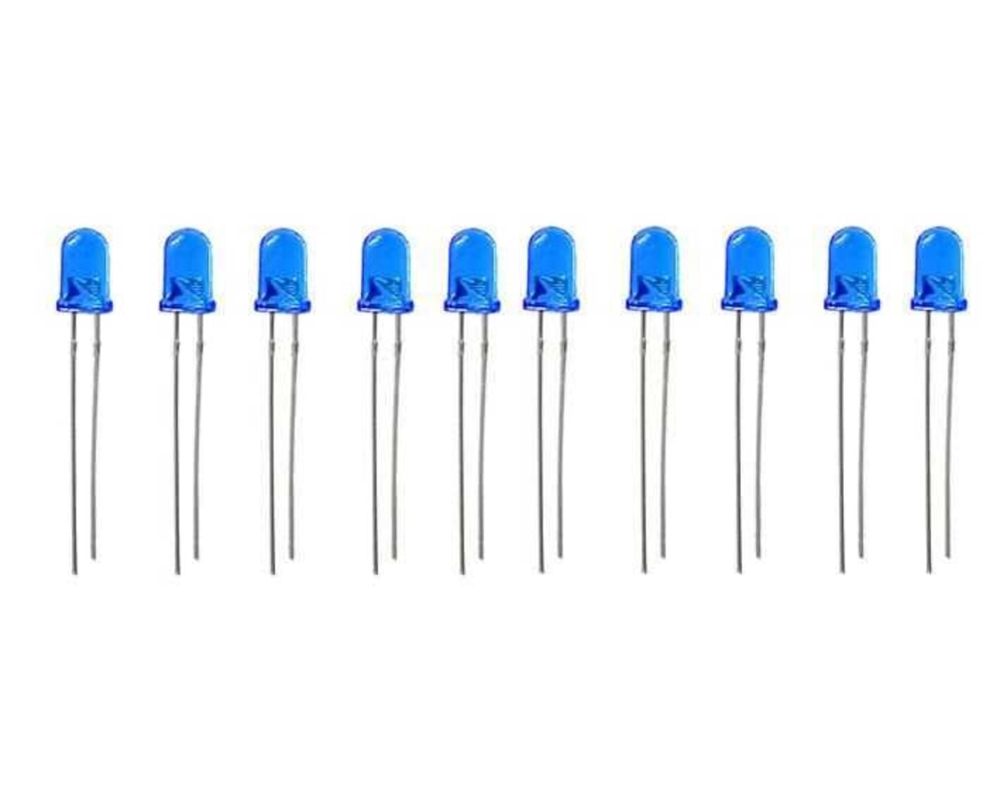 5mm Mavi Led Paketi - 10 Adet