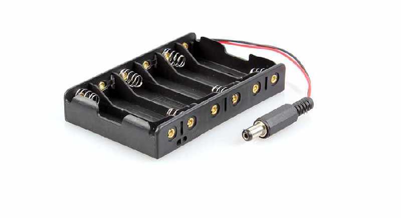 6'lı AA Pil Yuvası - Arduino Uyumlu