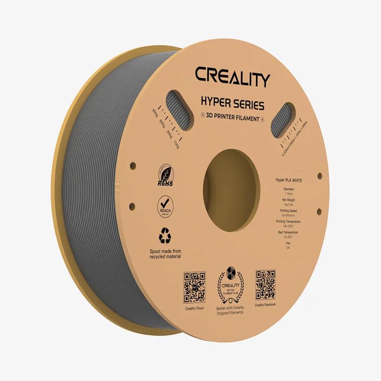 Creality Hyper PLA 1.75 mm 1 kg Gri Filament