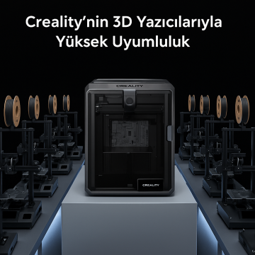 Creality Hyper PLA 1.75 mm 1 kg Gri Filament