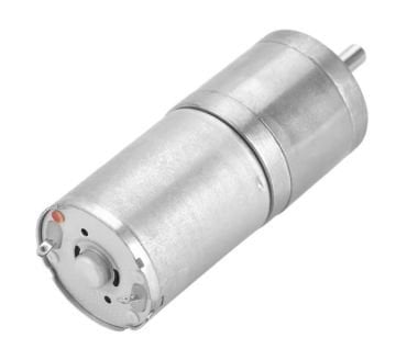 12V 50Rpm 25mm Redüktörlü Dc Motor