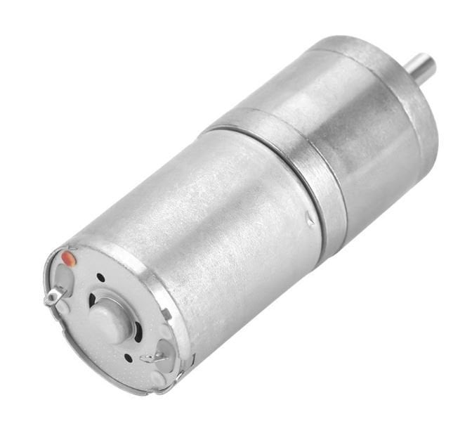 12V 90Rpm 25mm Redüktörlü Dc Motor
