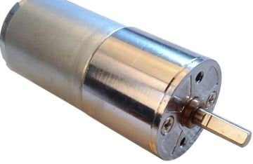 12V 750Rpm 25mm Redüktörlü Dc Motor