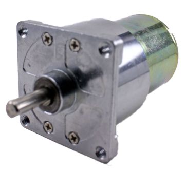 12V 90Rpm 42mm Redüktörlü Kare Flanşlı Kısa Dc Motor