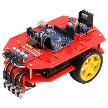 Arduino Çizgi İzleyen Robot Kiti - Demonte