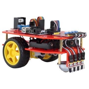 Arduino Çizgi İzleyen Robot Kiti - Demonte