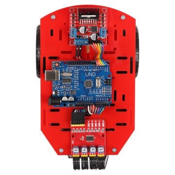 Arduino Çizgi İzleyen Robot Kiti - Demonte