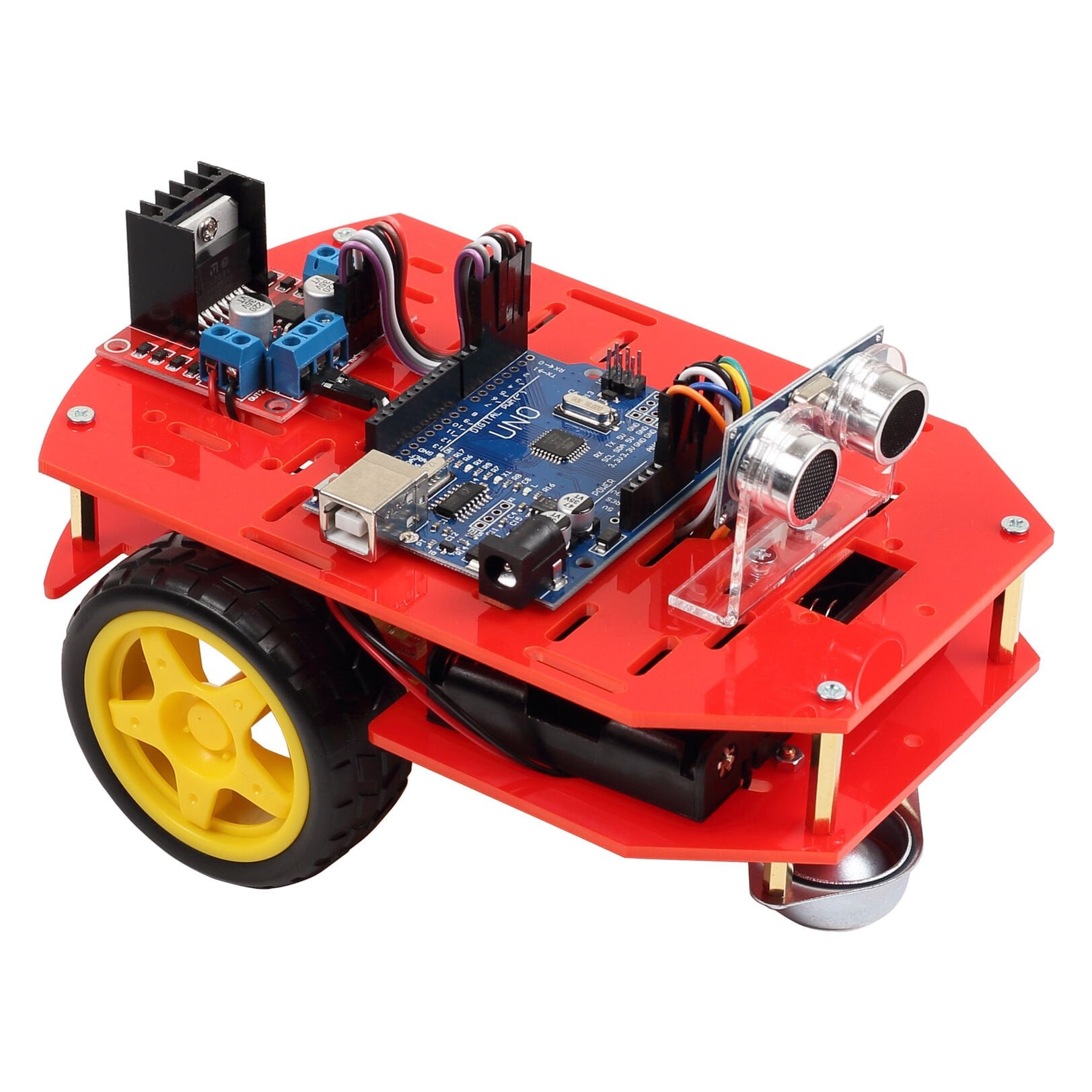 Arduino Engelden Kaçan Robot Kiti - Demonte