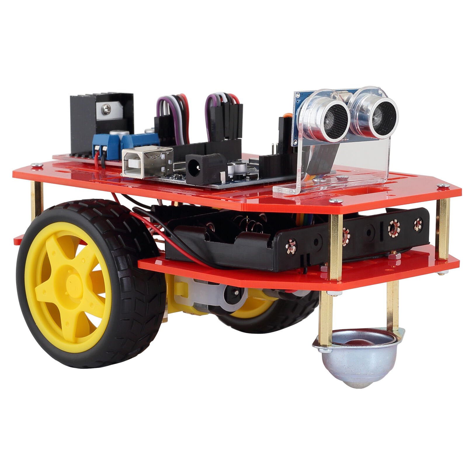 Arduino Engelden Kaçan Robot Kiti - Demonte