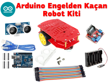 Arduino Engelden Kaçan Robot Kiti - Demonte