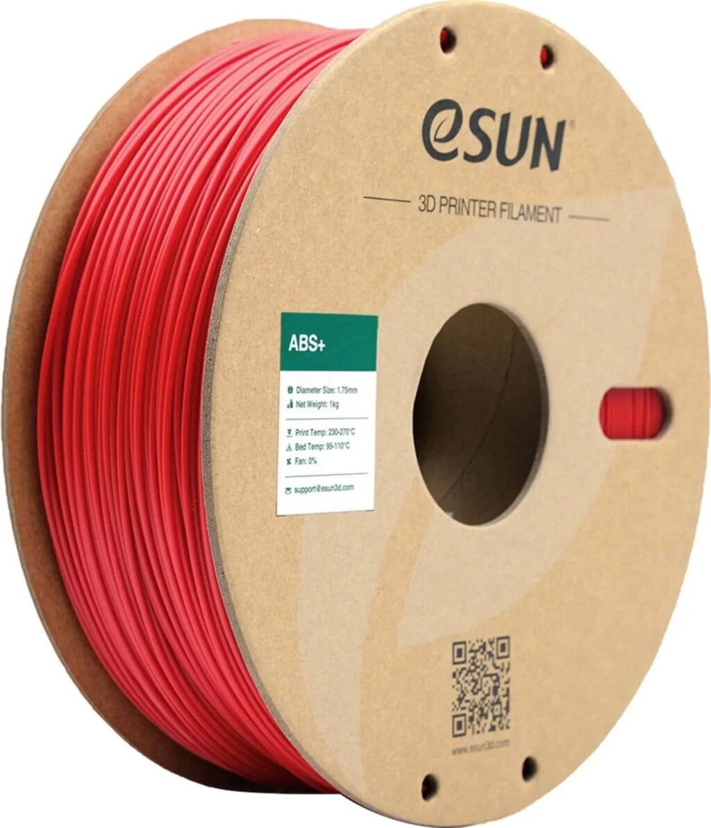 eSUN Kırmızı ABS+ Filament 1.75mm 1 KG
