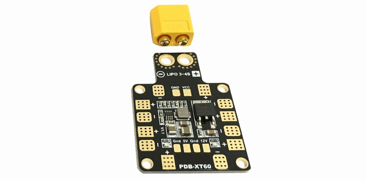 Matek PDB-xt60 W/BEC 5 V & 12 V RC