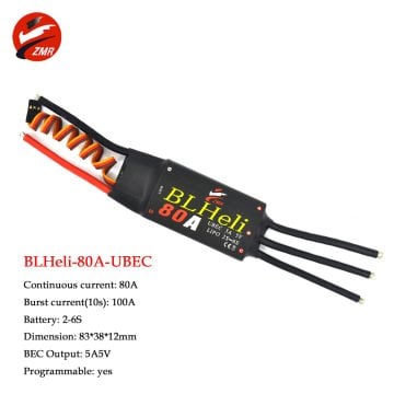 Zmr 80A Blheli Esc Fırçasız Motor Sürücü