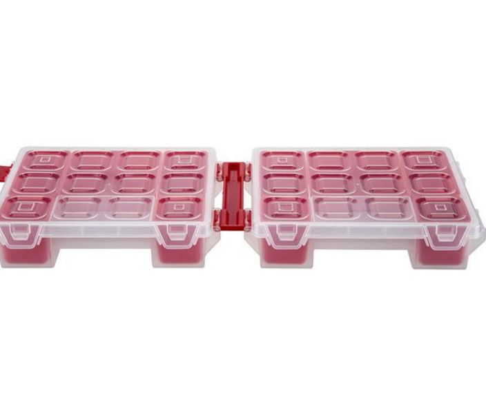 Mano Twin Organizer Kırmızı 7'' Malzeme Çantası