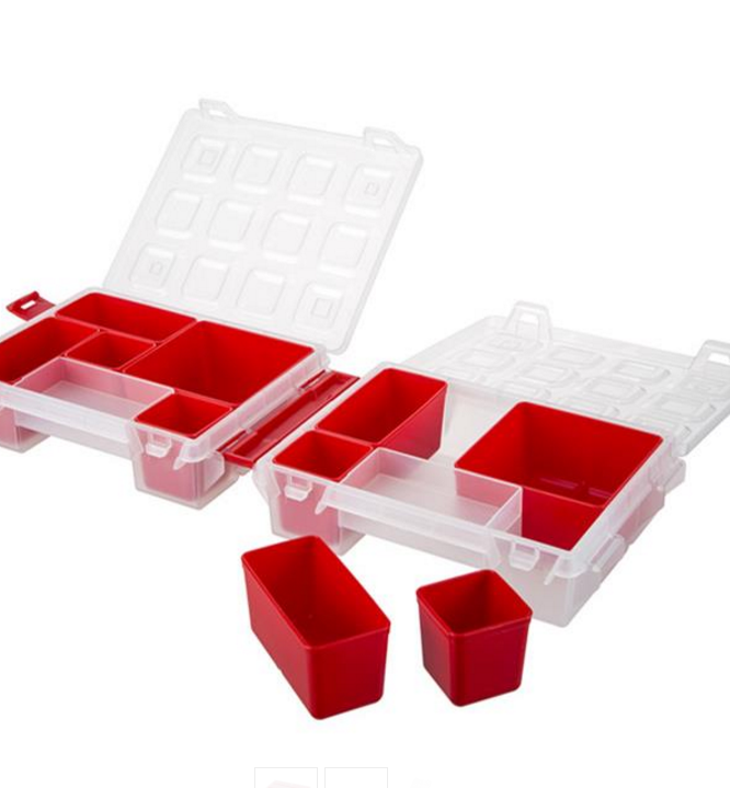 Mano Twin Organizer Kırmızı 7'' Malzeme Çantası