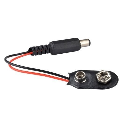 9 V Pil Barrel Dönüştürücü Kablo - Arduino Uyumlu 9V Pil Klipsi