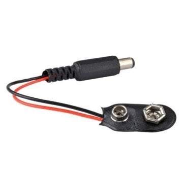 9 V Pil Barrel Dönüştürücü Kablo - Arduino Uyumlu 9V Pil Klipsi