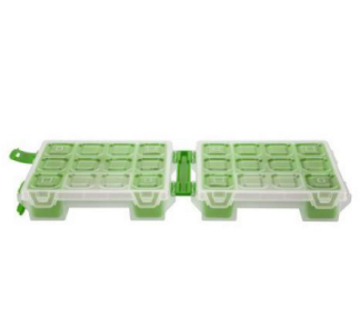 Mano Twin Organizer Yeşil 7'' Malzeme Çantası