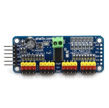 PCA9685 16 Kanal PWM Servo Motor Sürücü Kartı