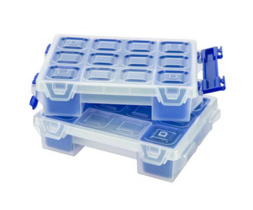 Mano Twin Organizer Mavi 7'' Malzeme Çantası