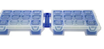 Mano Twin Organizer Mavi 7'' Malzeme Çantası