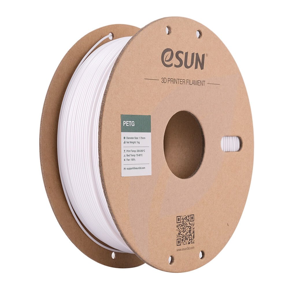 eSUN Beyaz PETG Filament 1.75mm 1 KG