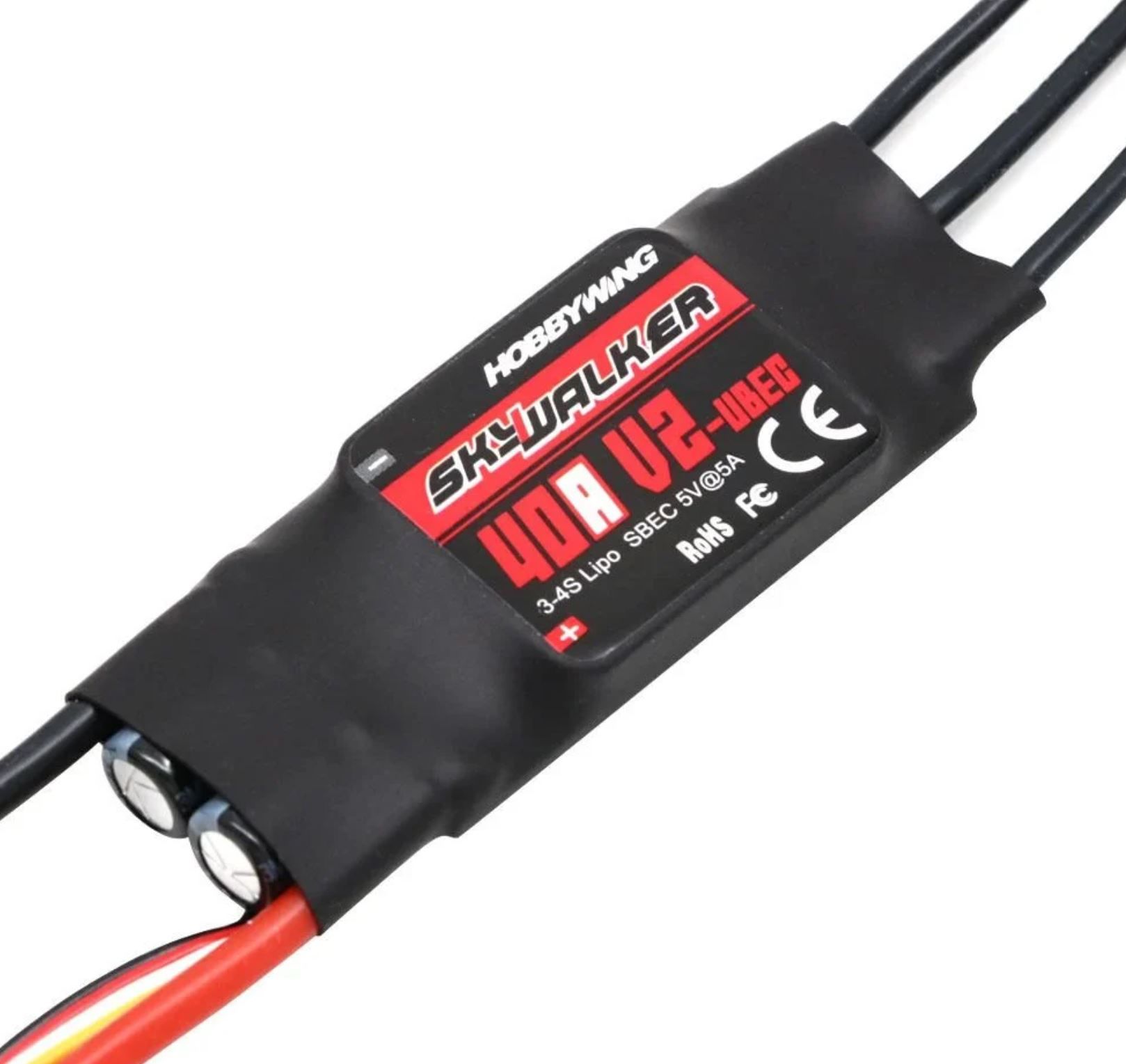 Hobbywing Skywalker 40A ESC V2 - Fırçasız Motor Sürücü  (BEC 5V-5A)