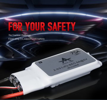 T-Motor AT 75A 2S-6S UBEC Fırçasız ESC Motor Sürücü