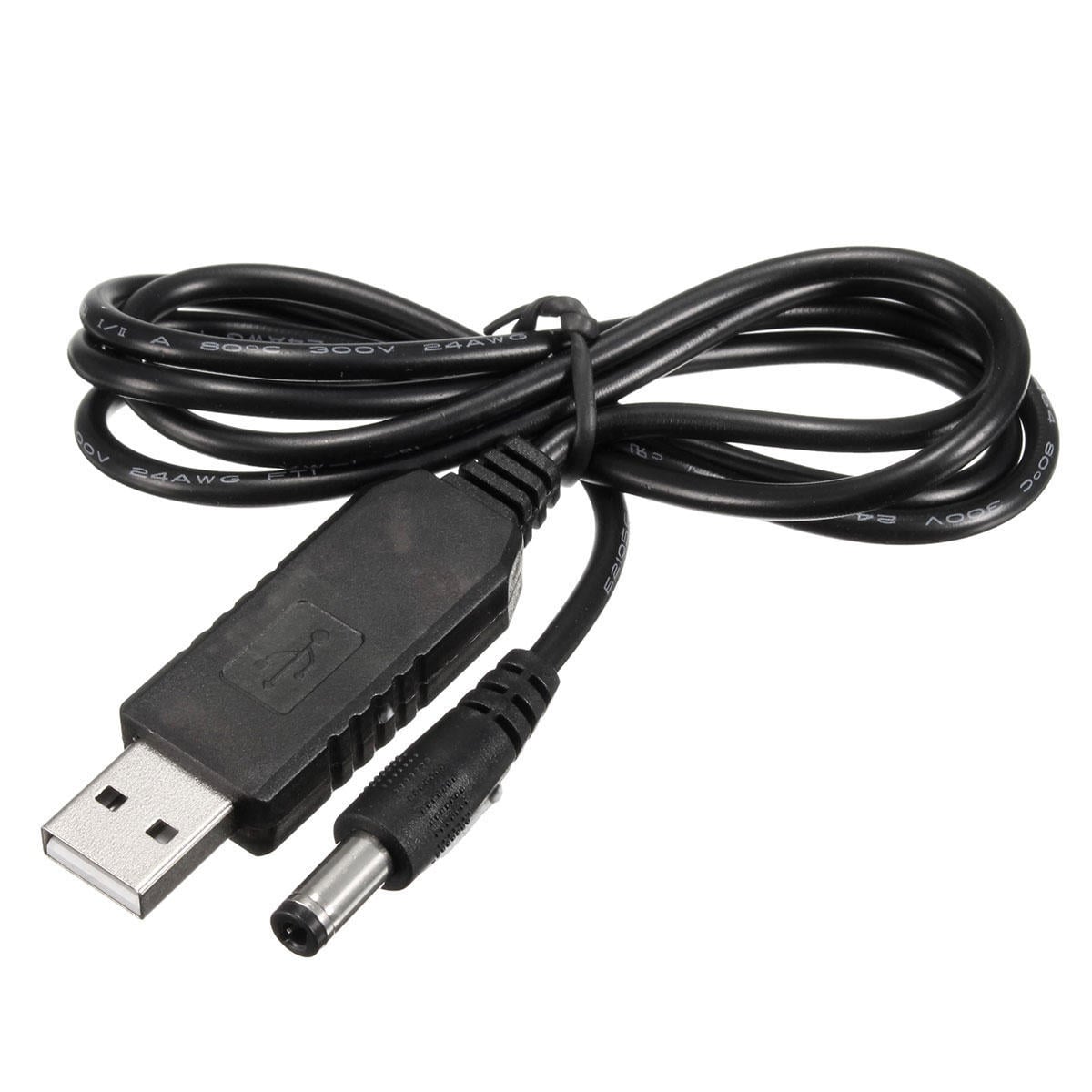 USB-Barrel Jack Voltaj Yükseltici Giriş 5V, Çıkış 12V