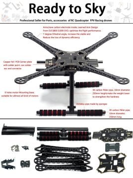 S500 Karbon Drone Gövde