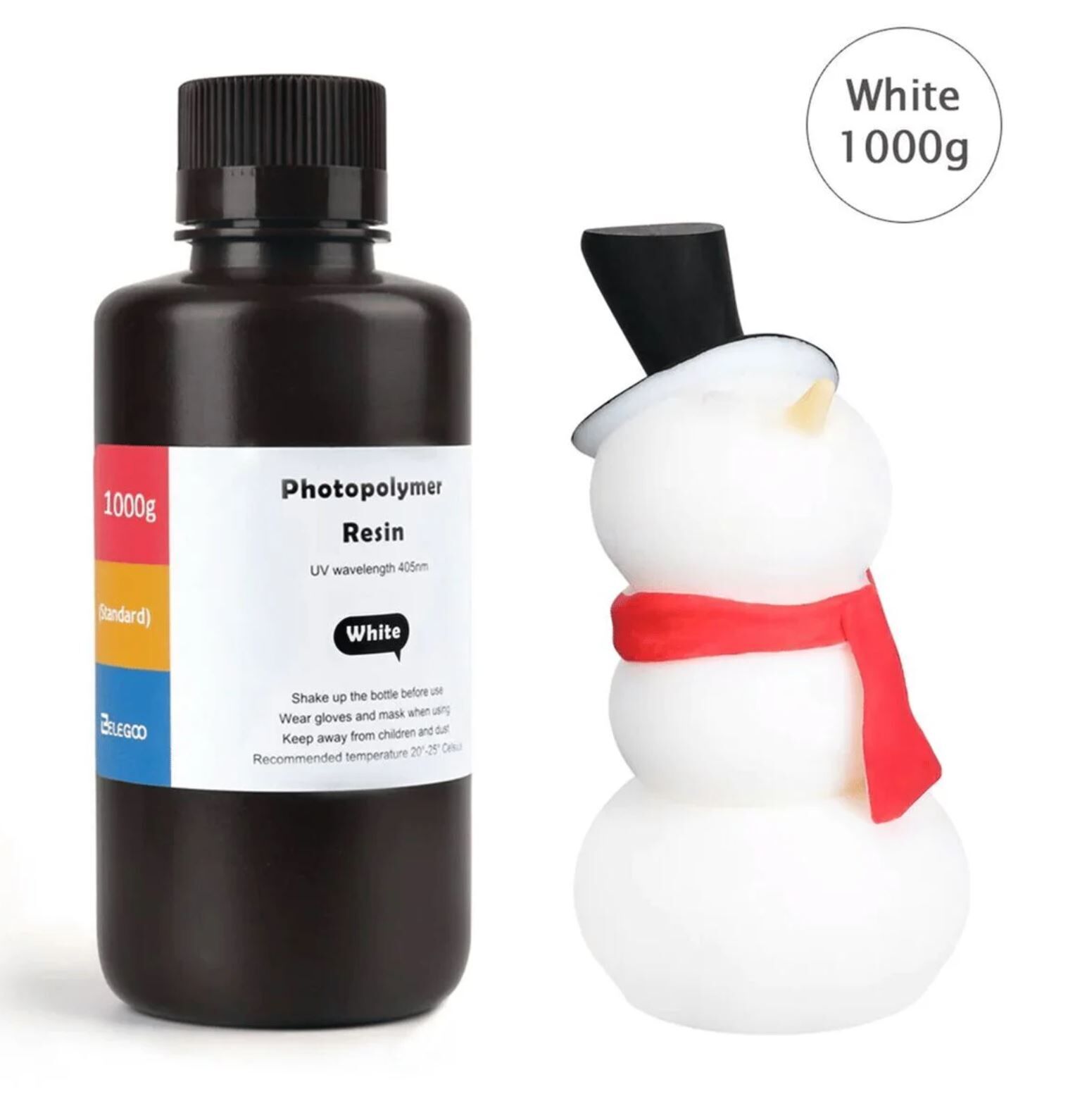 ELEGOO ABS Like Fotopolimer Reçine Beyaz 1Kg
